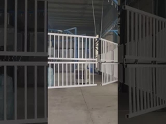 European Design 10FT Tubular Steel Gate Customized Decorative Iron Fencing