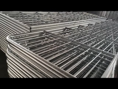 Galvanized Road Safety Metal Pedestrian Crowd Control Barrier Temporary Fencing 1.1M