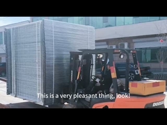 6x10ft Removable Silvery White Chain Link Temporary Fence