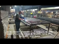 PVC Coated Welded Perimeter Metal Steel Fence For Workshop Isolation