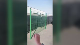 3D Curved Mesh Security Fencing For Outdoor Areas