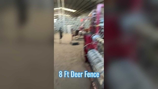 Strong Deer Fence 8 Ft Height Galvanized Wire Mesh