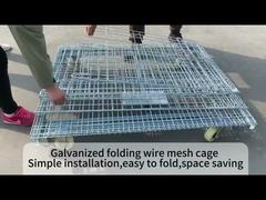 Heavy Duty Stackable Wire Mesh Storage Cage 1000kg