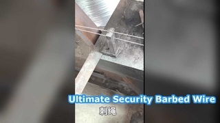 25kg Galvanized Barbed Wire Security Fence