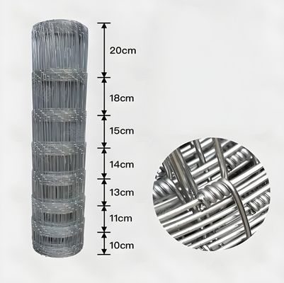 High Tensile 2.0mm Wire Galvanized Hinge Joint Field Cattle Goat Fence