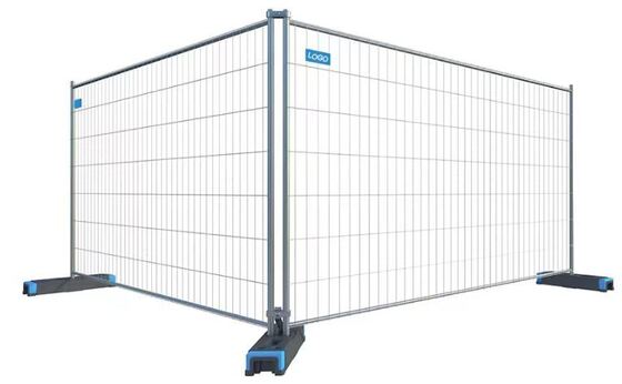 AS 4687 Compliant Wind Rated Class C Temporary Fence Panel with Water Fill Ballast for Construction Sites