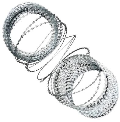 Hot Dip Galvanized BTO-22 Razor Barbed Wire with High Tensile Strength for Secure Perimeter Fencing