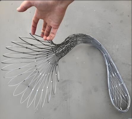 Flexible Light Drop Anti Theft Safety Wire Mesh Stainless Steel Rope Net Bag