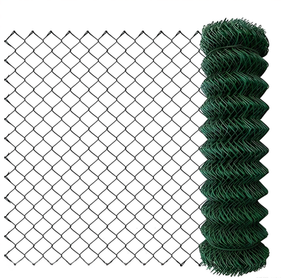 2.0mm Wire High-Strength PVC Coated Chain Link Fence with Diamond Hole for Farm and Garden Use