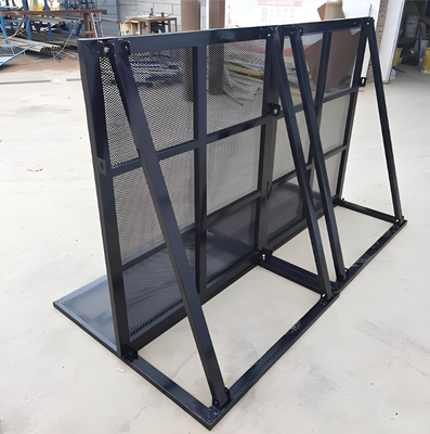2m Length Galvanized Steel Mojo Barrier with 1.1m Height for Crowd Control and Safety