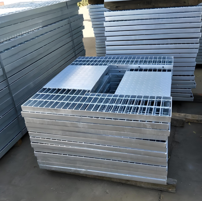 Q345 Tooth Shape Heavy Duty Galvanized Steel Grating Strong Load Bearing Deck Panel