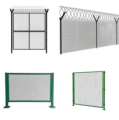 3D 6 Gauge Welded Wire Mesh Fence Panels For Prison