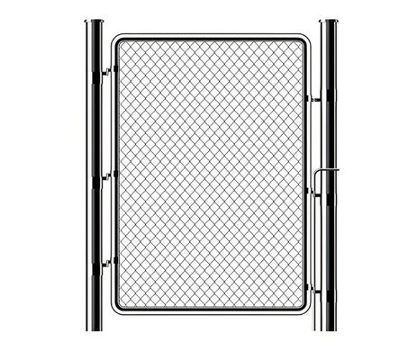 Hot Dipped Galvanized Diamond Chain Link Metal Wire Mesh Fencing For Feild