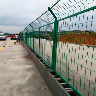 3D 6 Gauge Welded Wire Mesh Fence Panels For Prison