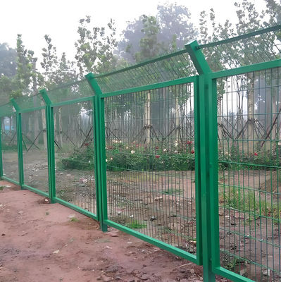 3D 6 Gauge Welded Wire Mesh Fence Panels For Prison