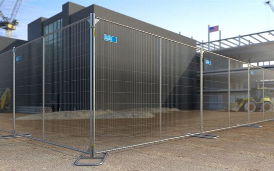 Hot Dipped Galvanized Heras Fencing 2x3.5M Portable Temporary Fence for Construction Sites