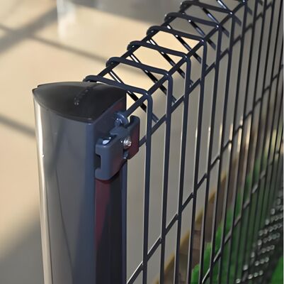 Low Carbon Steel Security Metal Wire Mesh Fencing Panels Of BRC Fence
