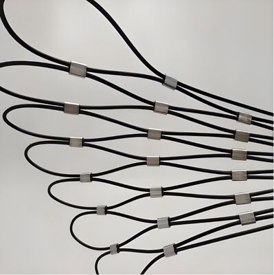 Hand-woven Corrosion Resistant Stainless Steel Rope Mesh for Fall Protection Nets