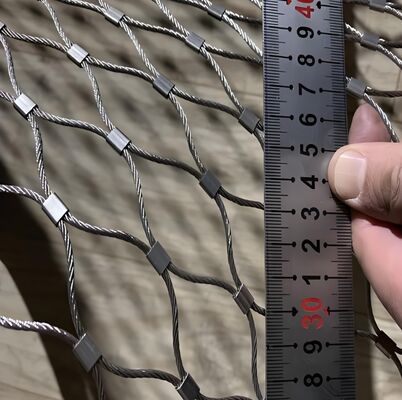 Flexible Light Drop Anti Theft Safety Wire Mesh Stainless Steel Rope Net Bag