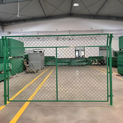 2.0m High Hot-dip Galvanized Low Carbon Steel Welded Wire Mesh Fence Panel for Estate Boundary