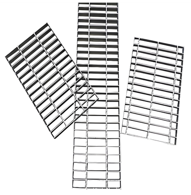 S235JR Grip Strut Galvanized Steel Grating with 30mm Bearing Bar Pitch for Offshore Platform Walkways