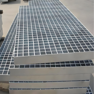 Stainless Steel 304 Slip Resistant Galvanized Steel Grating with 40x5mm Bearing Bar for Stair Tread