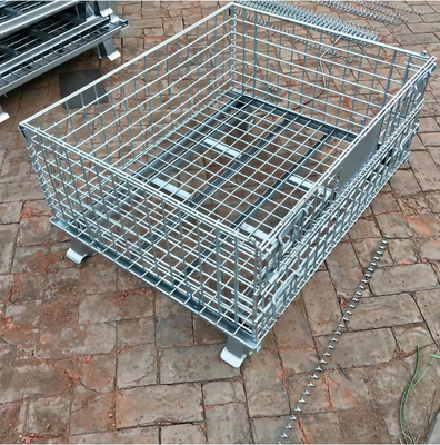 5.8mm Wire Gauge 1500kg Load Capacity Wire Storage Cage with 1000x200x840mm External Dimension